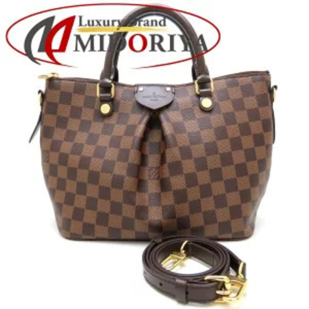 LOUIS VUITTON Damier Siena handbag Ebene Brown